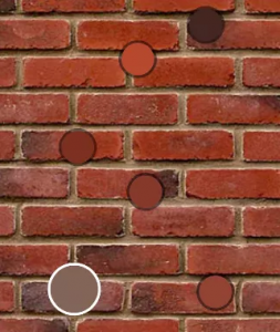 Colores que complementan y resaltan el ladrillo - Color Expression