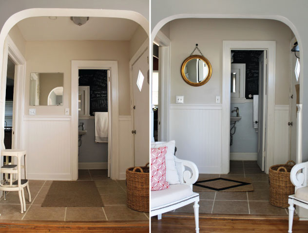 En este espacio los cambios son pequeños y se nota una diferencia...¿que podrías hacer en tu casa?
